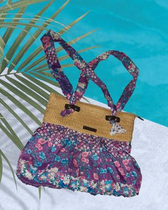 Borsa da spiaggia in paglia