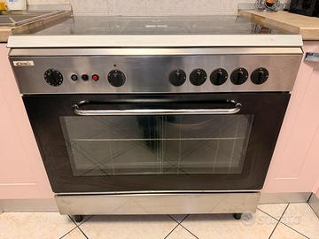 Cucina a gas 90cm con forno