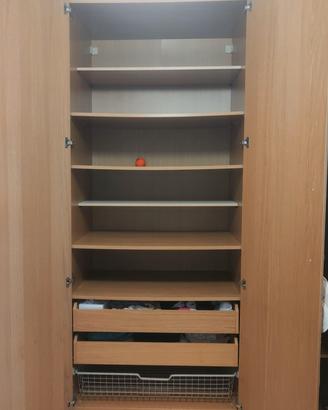 Armadio ikea 4 ante rovere chiaro. Roma Est