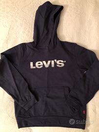 Felpa blu con cappuccio 12 anni Levi’s