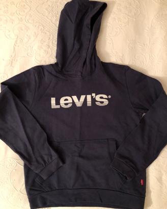 Felpa blu con cappuccio 12 anni Levi’s
