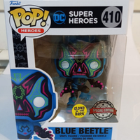 FUNKO POP VINYL #410 BLUE BEETLE FIGURE DC COMICS