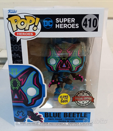 FUNKO POP VINYL #410 BLUE BEETLE FIGURE DC COMICS