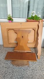 Tavolo in legno 140x90 con aggiunta 30 cm