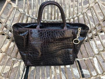 Borsa in pelle nera