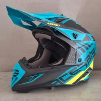 casco cross acerbis x-track 2206 blu taglia L