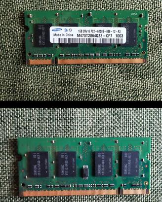 RAM 1 Gb (secondo) per notebook n. 1
