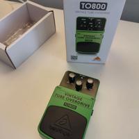 behringer to800 vintage tube overdrive