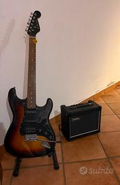 Kit chitarra elettrica con amplificatore