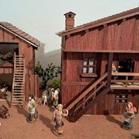 Presepe in legno 