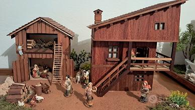 Presepe in legno 
