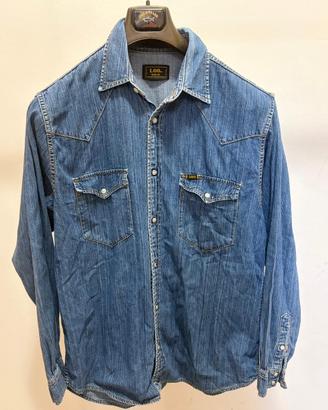 Camicia Lee denim western uomo taglia M