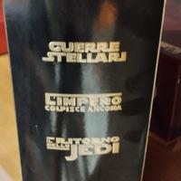 cofanetto videocassetta triologia star wars