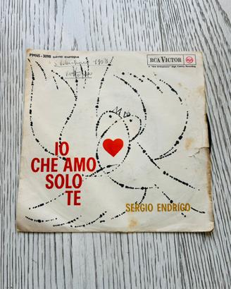 Disco 45 giri - io che amo solo te