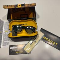 Occhiali da sole moscot lemtosh neri lente azzurra