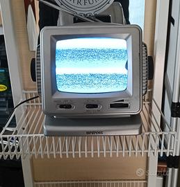 mini TV portatile vintage 