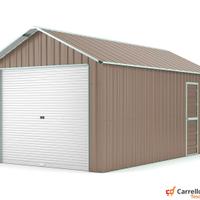 Prefabbricato box cantiere 360x610 cm tortora