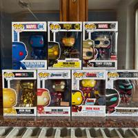 Funko pop Marvel Iron Man Tony Stark Bundle
