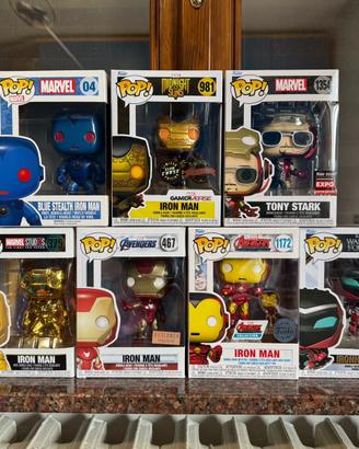 Funko pop Marvel Iron Man Tony Stark Bundle