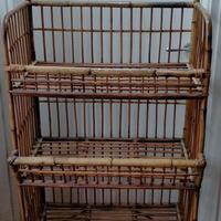 Espositore in giunco per pane e prodotti vari 