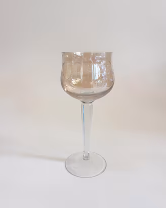6 calici vintage in cristallo lavorato – eleganti