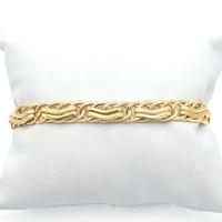 Bracciale da donna realizzato in oro giallo 18 kt.