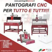 Pantografo cnc per taglio e incisione materiali