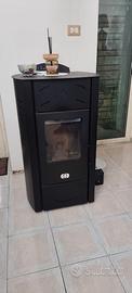 Stufa a Pellet Idro 15 kw wifi con abbattitiore