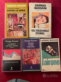 Giorgio Bassani lotto di 5 libri