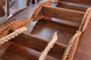 scaletta teak vintage