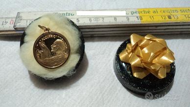 Medaglietta Segno Zodiacale ACQUARIO placcata ORO