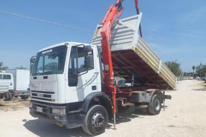 Iveco eurocargo 120e23 ribaltabile con gru