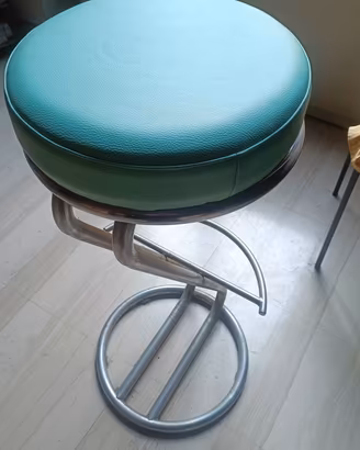 sgabello da bar, design vintage