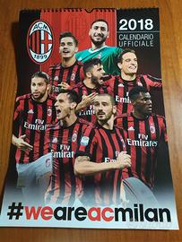 Calendario Milan 2018 ufficiale 