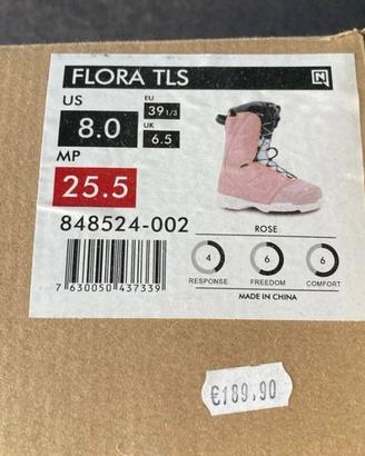 Nitro flora scarponi snowboard donna