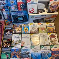 Collezione videogiochi SEGA + console