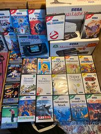 Collezione videogiochi SEGA + console