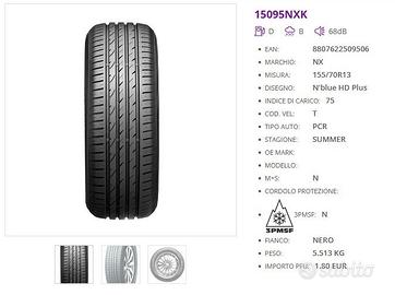 Treno di gomme Nexen