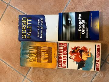 set 4 libri giallo