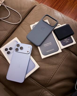 Iphone 18 pro max 256gb glacier + accessori Apple