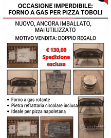 Forno a gas girevole Toboli