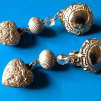 Orecchini con cuore vintage