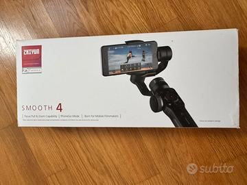 Zhiyun Smooth 4 Stabilizzatore - cavalleto video