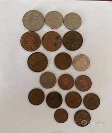 Lotto 19 monete Gran Bretagna Penny Half Penny