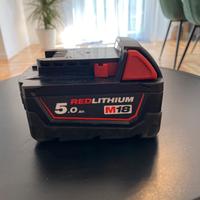 Batteria Milwaukee M18 5AH come nuova