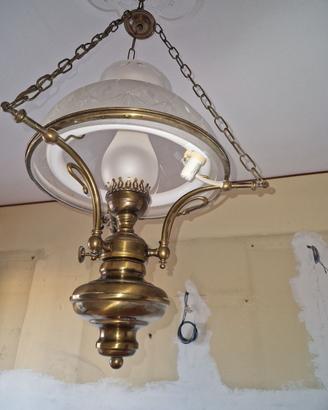 lampadario per cucina rustica