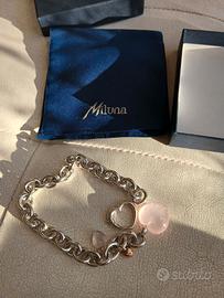 Braccialetto in argento Miluna miss Italia