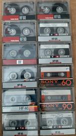Stock cassette sony HF60 CHF60 12 pezzi
