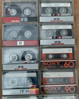 Stock cassette sony HF60 CHF60 12 pezzi