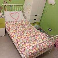 LETTO ALLUNGABILE IKEA MINNEN CON MATERASSO